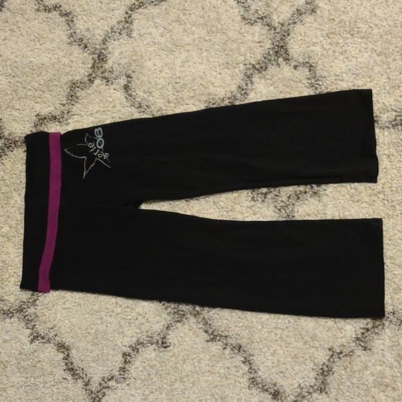 aerie Pants - Aerie Purple and Black Cropped Leggings
